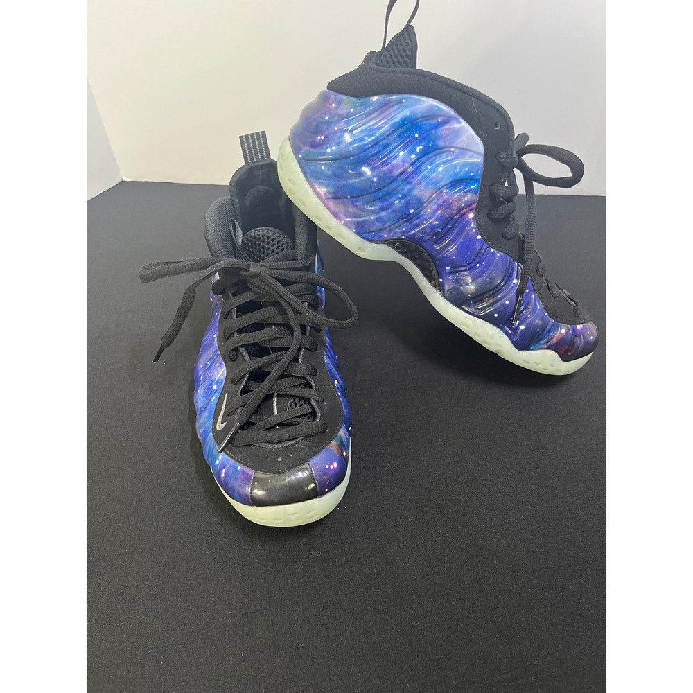 Nike Air Foamposite One Galaxy Basketball Shoes Black Blue Purple 521286-800